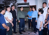 PM inspects storm-hit areas in Ninh Binh, directs urgent recovery efforts